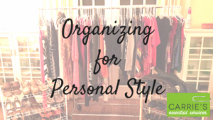 Organizing for Personal Style